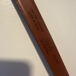 Brooks Brothers Tan Genuine Leather Belt